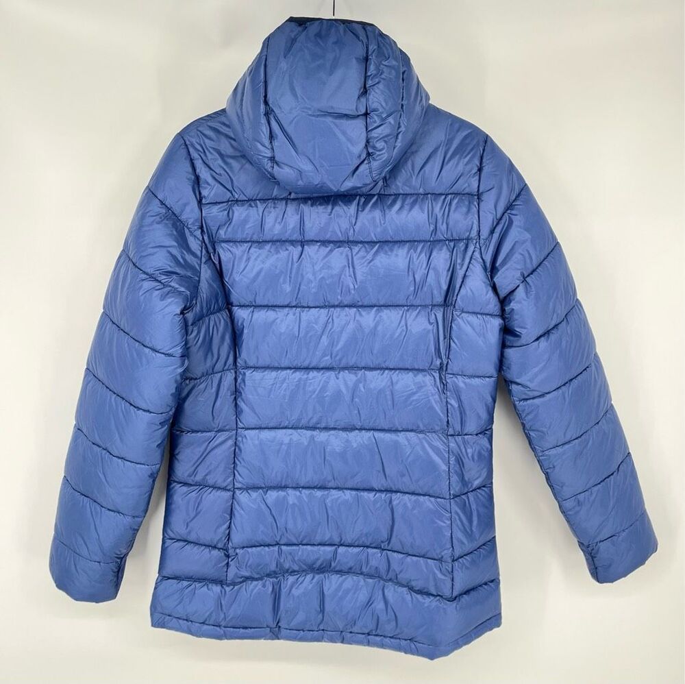 Gill Women’s Whitesand Jacket Size 6 Ocean Blue Hooded Puffer Style 1091 - Picture 2 of 8